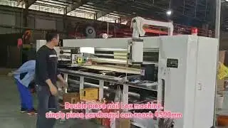 Double peace corrugated carton one peace equipment 4200mm