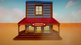 Western Sheriff (Low Poly) - Asset of Aztech Games