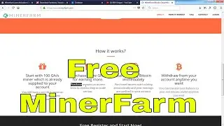 Free MinerFarm Cloud Mining 2018 Bonus 100 GHs Best Auto Bitcoin Pool
