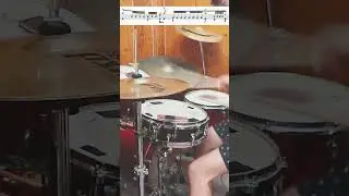 Yussef Dayes Drum Cover with Sheet Music Tidal Wave #shorts #short #drums #tommisch