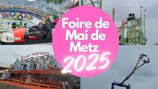 Foire de Mai de Metz 2025 | Die riesen Kirmes in Metz Frankreich | 2025 Vlog | Rides und Rundgang