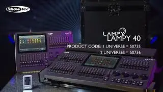 Showtec LAMPY 20 & 40, one and two universes . Consolle DMX Touch screen