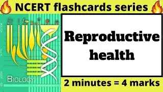 Reproductive health | flashcards series🗒️| imp. points| class 12th | biology | Neet |@Medicacademy