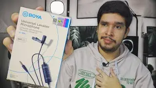 EL MEJOR MICROFONO DE SOLAPA CALIDAD PRECIO 2025 🎤 Unboxing y Review BOYA BY-M1S Lavalier ✅