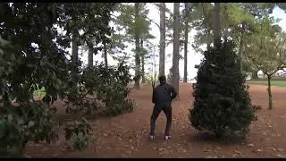 Bubba's phenomenal pine straw recovery at the 2022 Masters