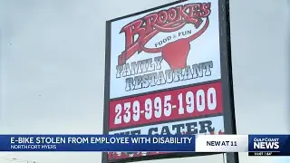 E-bike stolen from restaurant employee with disability in North Fort Myers