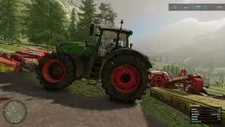 🚜💨Wiesengras m&auml;hen, wenden, pressen & wickeln🚜💨 | LS22 |