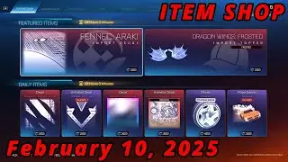 February 10 Rocket League Item Shop: TITANIUM WHITE REAPER WHEELS!