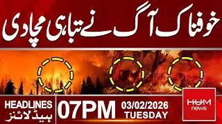 Massive Wildfire Causes Massive Destruction | 7PM Headlines | Hum News | Pakistan