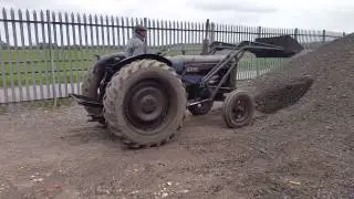 Fordson major with mill loader