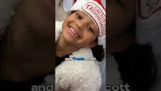 Stormi Joins Travis Scott at Cactus Jack Foundation&rsquo;s Holiday Charity Event in Houston.