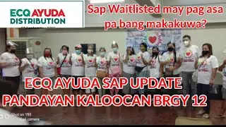 ECQ AYUDA WAITLISTED SAP UPDATE  PANDAYAN KALOOCAN #Goodnews !!!