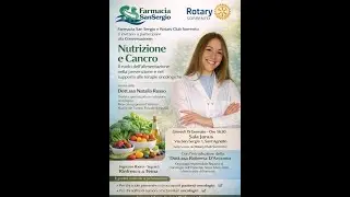 Natalia Russo -Dott.ssa - Conferenza - Nutrizione e cancro - Sant'Agnello, 15/01/2026 -Prima Parte