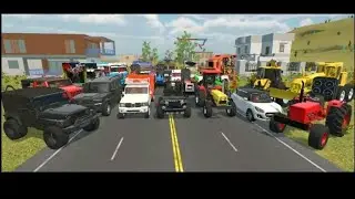 SAWRAJJ POWER V/S JOHNDEER POWER #indianvehiclessimulator3dvideos #1millionviews #tractorstunts