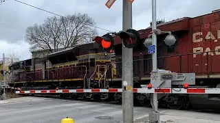 CP Heritage Unit! CP 2-234 Autoracks - New Train Number, Same Old Train in London on April 1, 2022