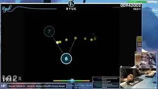 [Live] RyuK | Azusa Tadokoro - Junshin Always [StarR's Extra] 1st +HDDT FC 97.11% {#1 617pp} - osu!