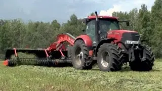 Case IH Puma 210, Kuhn Merge Maxx 900 and New Holland FR 600