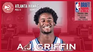 2022 NBA DRAFT: A.J. Griffin | Atlanta Hawks