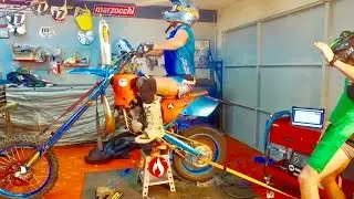 1000 HP CHOPPER DIRT BIKE DYNO TUNED