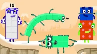 Numberblocks Learning Academy #46 - Numberblocks 10 6 8 - Numberblocks Magic Run - Numberblocks Game