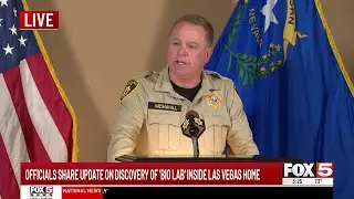 Officials share update on discovery of &lsquo;bio lab&rdquo; inside Las Vegas home