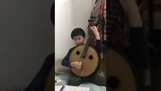 Chinese ZhongRuan Practise by 7 years old kid