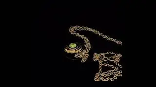 Silver & Gold Peridot Swirl Pendant #designyard #peridot #pendant #gold #silver #daintyjewelry