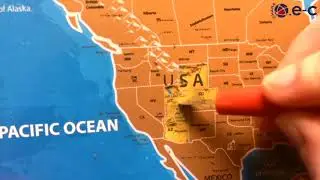 SCRATCH OFF WORLD MAP REVIEW & UNBOXING