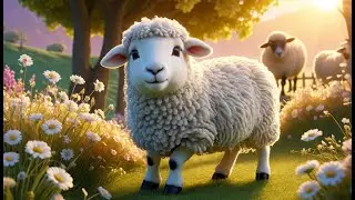 White Sheep, Fluffy and Fat | Cute Sheep Song for Toddlers | Fluffy Sheep Nursery Rhyme