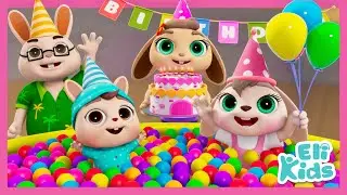 MEGA Birthday Party Fun | Ball Pit, Pi&ntilde;ata, Magic Show +More | Eli Kids Songs