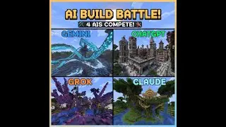 I Forced 4 AIs to Build in Minecraft... The Results are Unreal.
