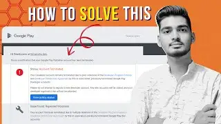 Play Console account terminated | google play console account closed | play console account removed