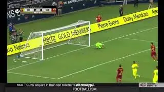 Barcelona vs roma 4:2 Perotti PENALTY GOAL!  01/08/2018