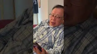 TikTok大好きなじいじに問題出してみたwwww たくさんの方に見ていただけてすごい嬉しいです😭じいじも喜んでます👴🏻 #おじいちゃん