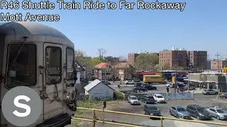 R46 Shuttle Train Ride to Far Rockaway Mott Avenue