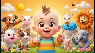 Animal Friends Sharing & Helping Song 🐶🐰🤝 | Friendship Song for Kids | Nursery Rhymes & Baby Songs 🎶