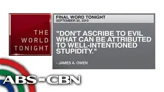 Final Word - September 30, 2019 | ANC