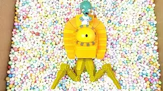 PLANTS VS ZOMBIES Toys Set ASMR | Find PVZ Toys in Colorful Ball Foam | PVZ 2 Toys Review