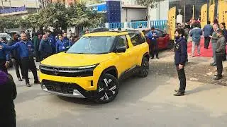 All new Tata Sierra first look in Guwahati 
