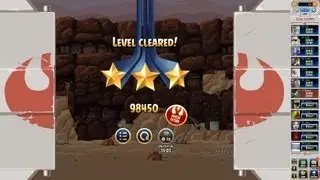 Angry Birds Star Wars Tournament Week 44 Level 1 High Score 98k (No Power-ups)