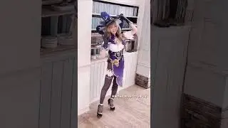 Rie Tanaka Cosplay Lisa (Genshin Impact) 