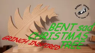 Grinch Inspired Bent Christmas Tree