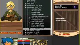 Trading Good AdventureQuest account