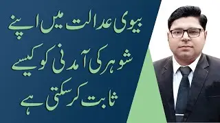 How can a wife Proof her Husband income in maintenance case