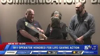 911 operators honored for life-saving actions