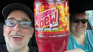 🍒🍋 Mountain Dew Trolli Cherry-Lemon Zero Sugar Review- Fizz-tastic?!