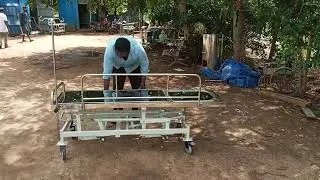 HI LOW MODEL SS304 STRETCHER ON TROLLEY TOP FULL SS AND TROLLEY POWDER COATED