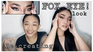 Re-creating the 'trendy' FOX EYE makeup look!