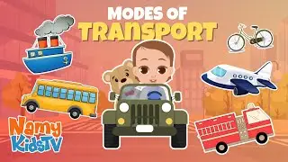 Transportation Song - Zoom, zoom, beep, beep, on the move - Namy Kids TV - Nursery Rhymes
