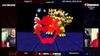 ePG Weekly - Kick (Bowser) Vs. DBsammy (Luigi) (Losers R2) - Project M